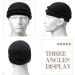Silk Satin Lined Pretied Turban Bonnet with Tail Design - Black Sleep Cap for Men and Women - Buy Online on GoSupps.com