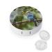 Contact Lens Case Blue And Green Parakeets Print Plastic Contact Lens Case contact Lens Care Box ontact Lens Travel Box