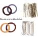 Donut Hair Bun Maker Set Zingso 4 Pcs Women Girls Hair Accessories Ring Style Mesh Donut Hair Bun Shaper Maker Set with Hair Elastic Bands Hair Pins for Dance Ballet Chignon (Blonde) - Buy Online on GoSupps.com