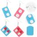 BESPORTBLE 2pairs Wooden Ear Dangler Medicine Shape Fashionable Nurse Earrings for Cosplay - Buy Online on GoSupps.com