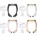 Eyebrow Line Shaping Ruler Foldable Eyebrow Bow Mapping Ruler Replaceable Cotton Thread 4 Sets for Makeup Learner for Salon - Buy Online on GoSupps.com