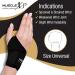 DrFitness+ Wrist Band 18 - Thumb Loop Support Strap for Men & Women | Black - Optimize Your Fitness Today - Buy Online on GoSupps.com