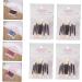 VINTORKY 40pcs Sponge Stick Mini Cosmetic Brushes Eyeshadow Application Brush Glitter Eyeshadow Plastic Abs - Buy Online on GoSupps.com