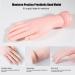 Bueuo Flexible Movable Nail Practice Hand with 60 Replaceable Nail Tips - White Complexion - Buy Online on GoSupps.com