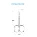 Jarvistar Curved Nail Scissors - Extra Sharp Stainless Steel Manicure & Pedicure Tools for Cuticles Eyebrows and Dry Skin | 95mm Multi-Purpose Beauty Scissors - Buy Online on GoSupps.com