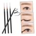 FRCOLOR 100pcs Lip Liner Pencils Cosmetics Brush Eye Makeup Brush Lip Liner Marker Eyeliner Tool With Hat