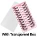 10 Pair False Eyelashes Reusable Thin Half False Eyelashes with Transparent Box Easy to Apply and Remove Fiber Natural False Eyelashes for Time-Saving Gift for Mom Grandma Wife Daughter(size:B) - Buy Online on GoSupps.com