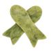 Minkissy 2 pieces facial massage gua Sha face massage gua Sha face massage natural massage facial tools muscle scraping tools body tool jade guasha guasha slid jade