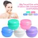 20ml Clear Cosmetic Containers - Empty Cream Jars with Screw Cap | 5-Piece Travel Makeup Set - Buy Online on GoSupps.com