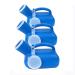 Home Comfort Urinals for Men 3pcs - Upgraded Thick Urine Bottles for Leak Proof Screw-On Lids - 1000ml Portable Urinal for Men - Bed Pan - Pee Bottles for Men Happy