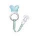 MAM Cooler and Clip cooling bite ring tooth aid with clip for easy attachment extra small and light bite ring for babies from 2+ months turquoise