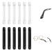 6 pairs of glasses bracket cover Temple Tip Grips for glasses glasses brick covers set slide stopper glasses accessories silicone non -slip elasticity glasses glasses anti -slip