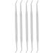 Nail Cleaning Tool Stainless Steel Double Head Ingrown Toenail Safety Tool for Manicure Care - Buy Online on GoSupps.com