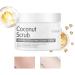 Salt Body Scrub Cleanser with Natural Salt 200g Skin Exfoliator for Dead Skin Care Brightness Beauty for Hands and Feet Bikini Area Back and Knee