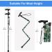 Supregear Folding Walking Stick- Adjustable Lightweight Portable Green Floral Walking Aid for Elderly Men Women - Buy Online on GoSupps.com