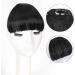 Bangs Clip in Bangs-Fake Bangs Hair Clip Dark Brown Clip on Bangs Real Human Hair Air Curtain Bangs for Women Clips Bangs Hair Extensions Fringe Curved Bangs for Women Curved Bangs for Daily Wear ( T1B/Burgundy - Buy Online on GoSupps.com