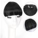 Bangs Hair Clip Clip in Bangs-Fake Bangs Hair Clip Dark Brown Clip on Bangs Real Human Hair Air Curtain Bangs for Women Clips Bangs Hair Extensions Fringe Curved Bangs Bangs Clip in Hair (Color : T1B T1B/Burgundy - Buy Online on GoSupps.com
