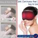 Heated Eye Mask for Dry Eyes | Plant Extract Warm Compress for Eye Care | Stye Therapy & Silk Sleeping Mask - Grey - Buy Online on GoSupps.com