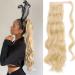 Traziewell Blonde Wrap Around Ponytail Extension Curly Ponytail Extension Heat Resistant Synthetic Natural Wavy Hairpieces Wrap Around Pony Tail Hair Extensions for Women Hair Piece 0512 FH000512 One Size - Buy Online on GoSupps.com