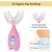Children's U-Shaped Toothbrush - All-Round Manual Silicone Brush in Pink & Yellow | Ideal for Whole Mouth Cleaning - Buy Online on GoSupps.com