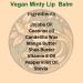 Vegan Minty Lip Balm | Hydrating Anti-Aging & Soothing | Natural & Cruelty-Free | No Harmful Chemicals for Cracked Dry Lips - Buy Online on GoSupps.com