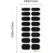 FOMIYES Nail Accessories 6 Sheets Nail Polish Strips Stickers Self-adhesive Full Nail Wraps Stick on Nail Strips Fingernail Polish Decals for Women Girls Manicure Art Black Glitter Stickers - Buy Online on GoSupps.com