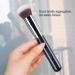 Round Top Kabuki Foundation Brush | Professional Grade Makeup Brush for Liquid & Mineral Powder | Best Blending Buffing & Stippling Tool - Black - Buy Online on GoSupps.com