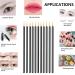 Zarivy 100PCS Disposable Eyeliner Makeup Brushes | 9cm Thin Black Applicator Wands - Buy Online on GoSupps.com