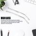 LNQ LUNIQI Metal Glass Replacement Arms - Universal Hanger for Thin Sunglasses & Glasses Frames (Clear/Transparent) - Buy Online on GoSupps.com