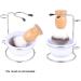 Benkeg 2-in-1 Men's Shaving Kit | Razor Set with Shell Brush Holder & Soap | Premium Beard Shaving Tool Set - Buy Online on GoSupps.com