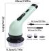 HiXip Electric Scrubber for Cleaning Handheld - Powerful Scrubbers for Cleaning Bathroom with 3 Brush Heads Household Cleaning Tools for Toilets Sinks Cleaning Supplies Green - Buy Online on GoSupps.com