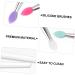 Beavorty 12 Pcs Eye Shadow Brush Eyeshadow Makeup Brush Big Sequined Make up Silicone Brush 14.6x0.9cmx2pcs Assorted Colorx2pcs - Buy Online on GoSupps.com