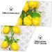 HOMSFOU 8 Bunches Imitation Lemon Skewers Lemons Lemon Decor Play Kitchen Mini Artificial Plants Play Vegetables Toy Simulation Decorative Fruit Lemon Tree Decor Fake Fruit Foam Girl - Buy Online on GoSupps.com
