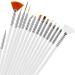 Set of 20 Evvie Nail Art Brushes in Black Case - Perfect for Precision Nail Designs | International Shipping Available - Buy Online on GoSupps.com