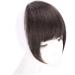 Clip in Fringe Clip in Bangs Hair Extension Fringe Hair Blunt Blond Neat Bangs (Color : Dark Brown 12g T) - Buy Online on GoSupps.com