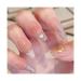Nail dressing nail stickers French style love short and medium length styles(Long styles XS)