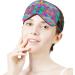 Vintage Neon Rainbow Tie Dye Sleep Mask for Women | Adjustable Eye Shades with Elastic Strap | Best Sleep Accessories - Buy Online on GoSupps.com