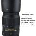 HB-57 Reversible Lens Hood for Nikon DX 55-300mm F4.5-5.6G ED VR - Compatible with D500, D7500, D7200, D7100, D7000, D5600, D5500, D5300, D5200, D5100, D5000, D3500, D3400, D3300, D3200, D3100, D3000 - Buy Online on GoSupps.com