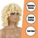 PHOENIXFLY Short Loose Curly Wig | Heat Resistant Synthetic Afro Wig for Women | Blonde/613 - Buy Online on GoSupps.com