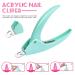 500Pcs IKOCO Natural Coffin Nail Tips Set with Accessories - Ballerina False Nails Kit for Salons and DIY Nail Art - Half Cover White Acrylic Nails - Buy Online on GoSupps.com