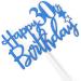 Tenhaisi Gilttery Navy Blue Happy 30th Birthday Cake Topper Cheers to 30 Birthday Party Decoration for Men or Women Adults Party Decoration - Buy Online on GoSupps.com