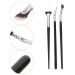 Buy 3Pcs Eyelash Brushes Set | Angled Fan Flat Fan & Eyeliner Brush for Perfect Makeup | International Shipping Available - Buy Online on GoSupps.com