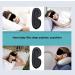 HUIBENYOU 3D Eye Covers for Sleeping - 2pcs Black Sleep Mask for Insomnia, Lunch Breaks & Anytime Rest - Soft, Comfortable & Completely Blindfolded - Buy Online on GoSupps.com