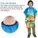 Solustre Blue Animal Cartoon Hairdresser Apron - Cute Baby Haircut Barber Cape for Home Salon & Professional Use - Buy Online on GoSupps.com