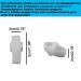 Reppkyh 8-Piece Bunion Corrector & Toe Separators | Soft Gel Spacer for Bunion & Overlapping Toe | 2 Loops Design | Effective Pain Relief - Buy Online on GoSupps.com