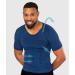 Men's Posture Corrector T-shirt | Anti Back Pain Compression Undershirt | Straightens Back & Shoulders | Blue Large-X-Large - Buy Online on GoSupps.com