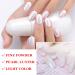 Neon Iridescent Chrome Nail Powder Set - Metallic Nail Pigment for Gel Nails | Magic Rainbow & White Pearl Glitter Decor (2 Pcs - Buy Online on GoSupps.com