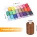 NEX Sewing Thread Assortment - 24 Colors Cotton Spools Thread Set - 1000 Yards Each - for Sewing Machine - Buy Online on GoSupps.com
