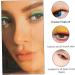 OHPHCALL Makeup Brishes 6Pcs Eyeliner glitter stickers makeup tape double eyelid tape Double Eyelid Strips cosmetics eyelash - Buy Online on GoSupps.com