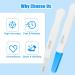 ACWOO Pregnancy Test 5PCS - Ultra-Sensitive Early Detection Urine Fertility Kit for Rapid & Accurate Results - Easy At-Home Testing (Blue) - Buy Online on GoSupps.com